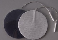 厂家销售圆型理疗电极片30圆带线电极片，理疗电极片厂家生产