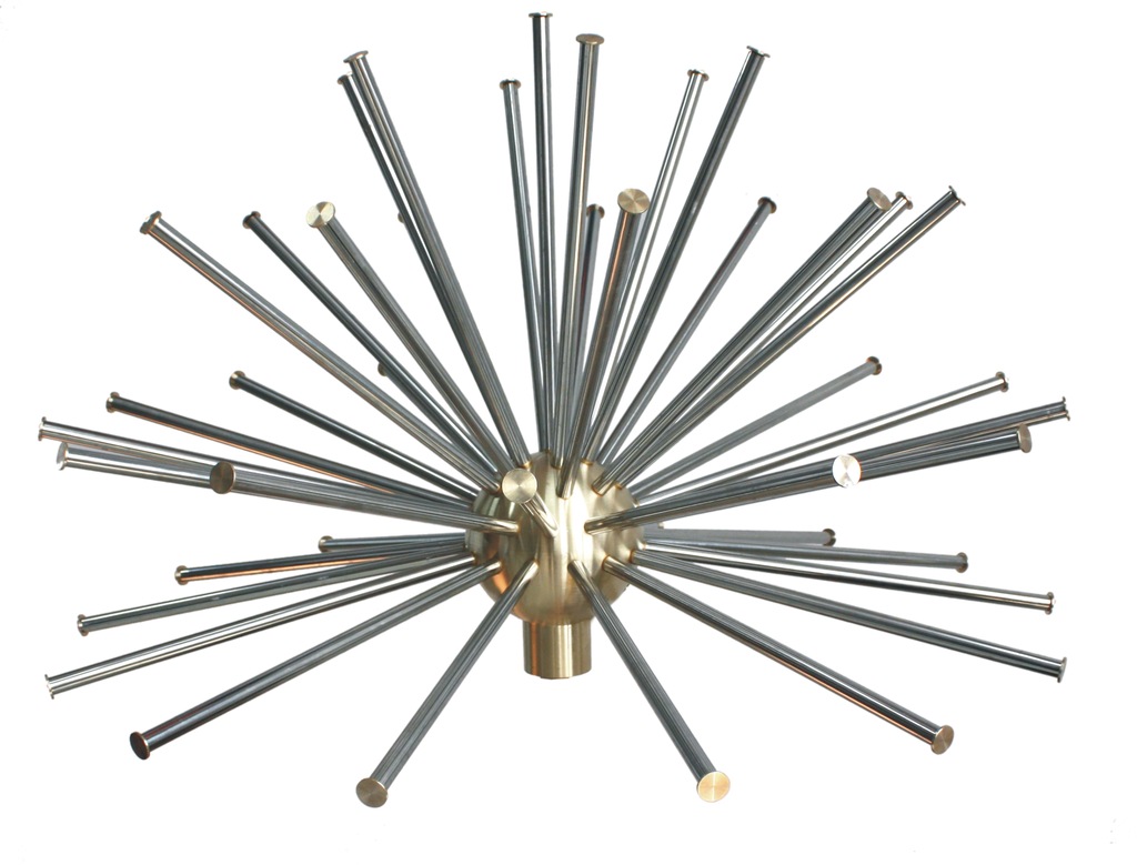 厂家直销 孔雀开屏喷泉喷头 不锈钢蒲公英水晶球景观喷头LZ8018-B