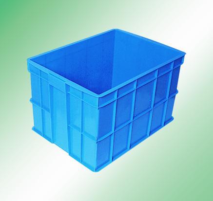 购漳州塑料箱(塑料筐)企业540*375*285 周转箱筐 装龙眼筐 服装箱