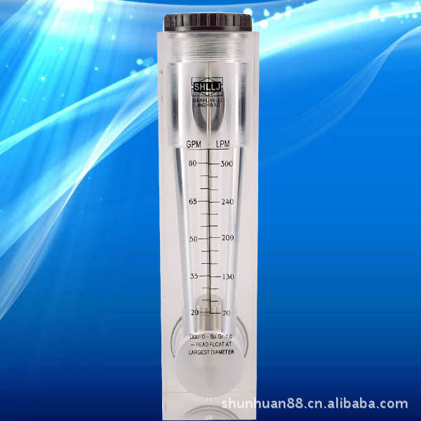 余姚市舜寰仪表供应LZM-50有机玻璃面板浮子流量计