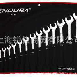 ENDURA 力易得14件套英制两用扳手组套 3 /8--1-1/4  E1515