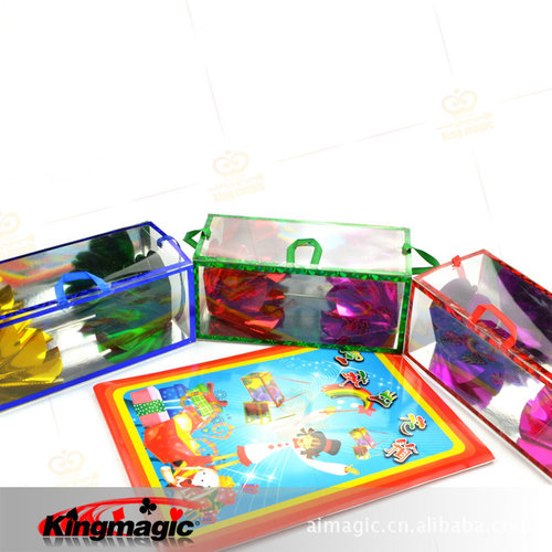 G0732 paper bag flower box small King Magic magic props manufacturer toys wholesale stage carton