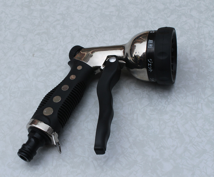 锌合金 多功能 洗车水枪 水洒枪 花洒 多水型园艺水枪 浇花水枪