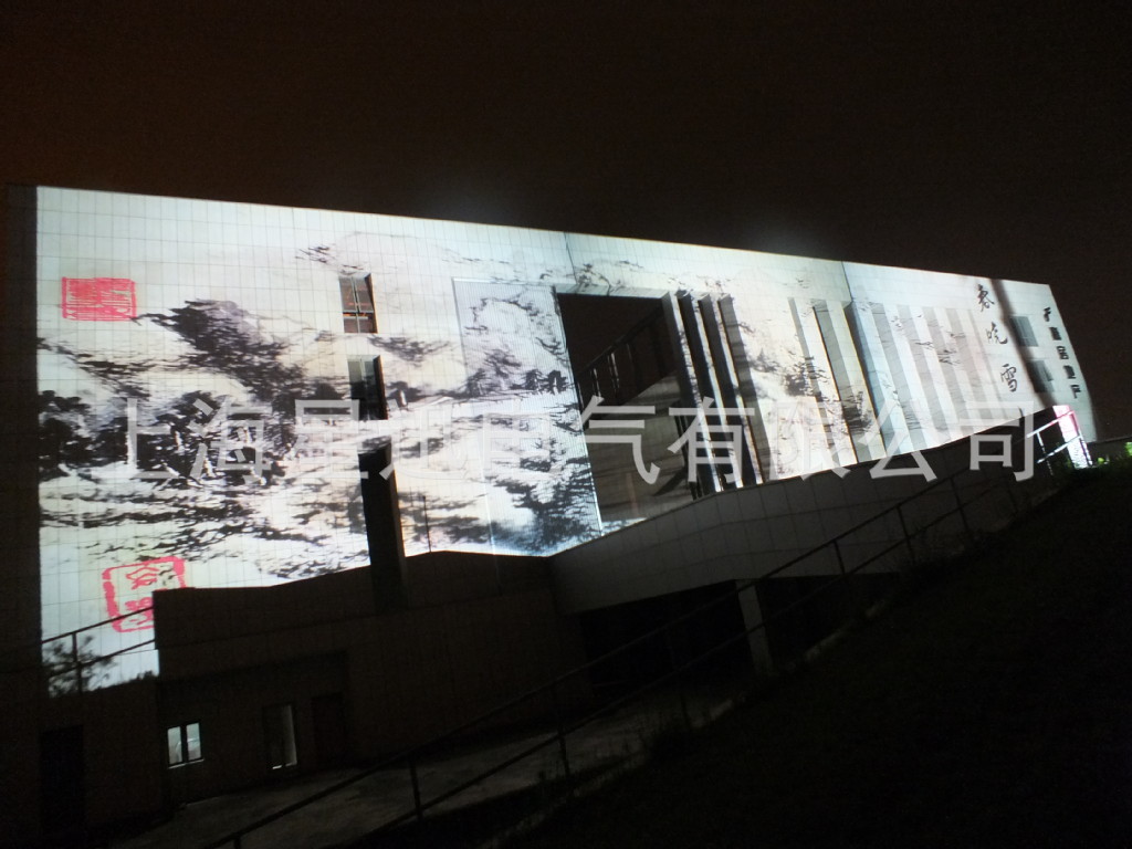 户外楼体投影灯 大型投影logo灯 户外巨幕投影广告灯 上海星迅