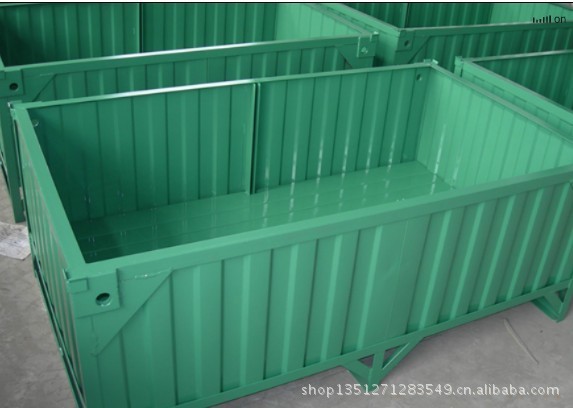 批发钢制料箱 不锈钢料箱高强度金属料箱 钢制金属料箱