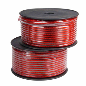 供应4平方汽车音响电源线、低音炮电源线、车载改装喇叭连接线