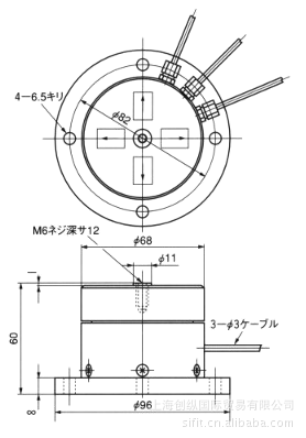 NTS  3WL方向压缩荷重变换器