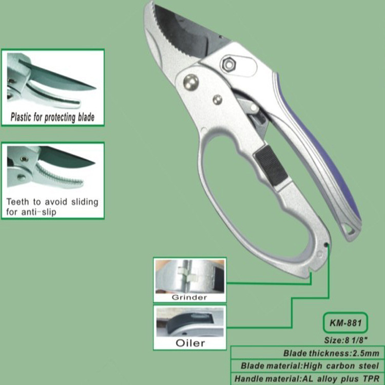 锌合金园艺修枝剪刀 强力枝剪 厂家批发