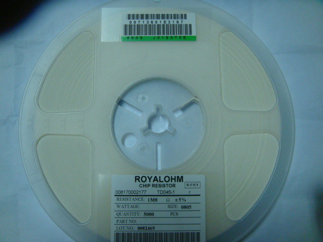 0805J0185T5 0805 1.8M/1M8 5% 原装现货