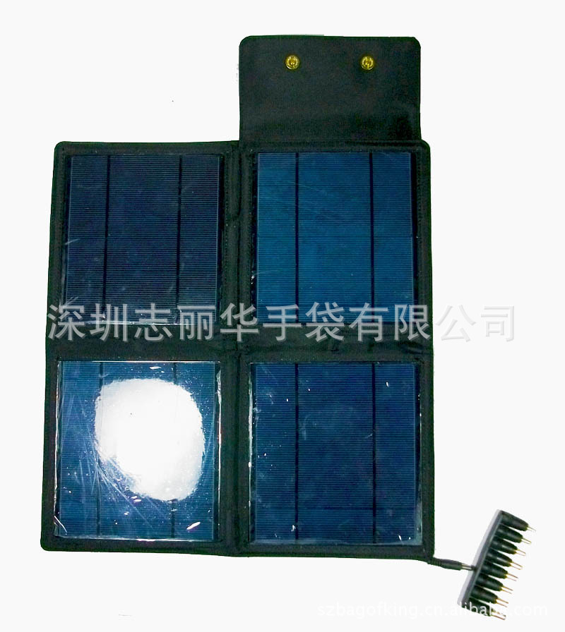 生产户外 太阳能折叠充电包 20W太阳能电脑充电器工具包5-18V