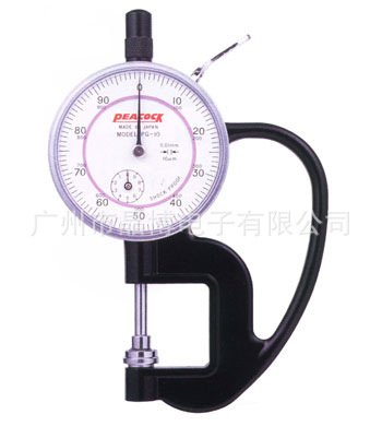 日本PEACOCK孔雀牌针盘式厚度计PG-10