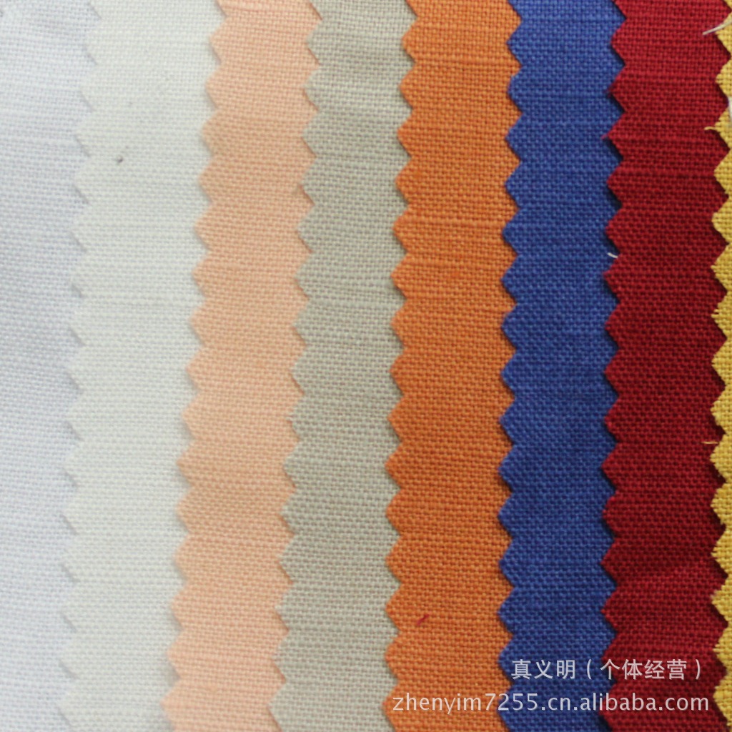 M-17竹节麻 平纹棉麻混纺时装竹节棉麻提花竹节麻面料批发