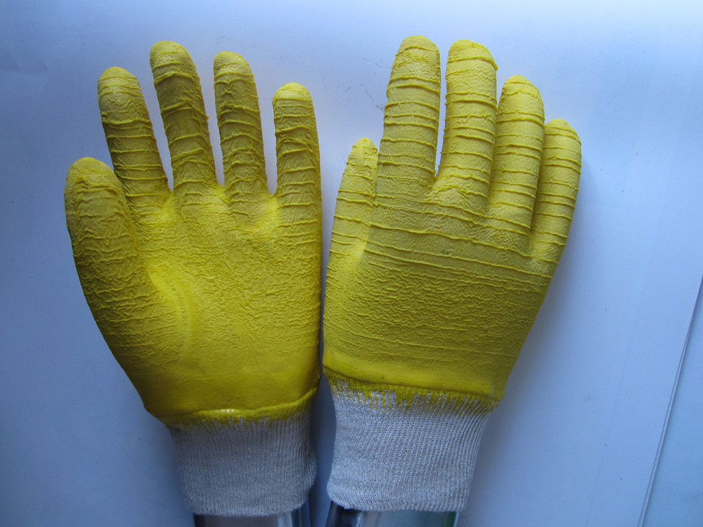 绒布皱纹全浸浸胶手套（优） (4)