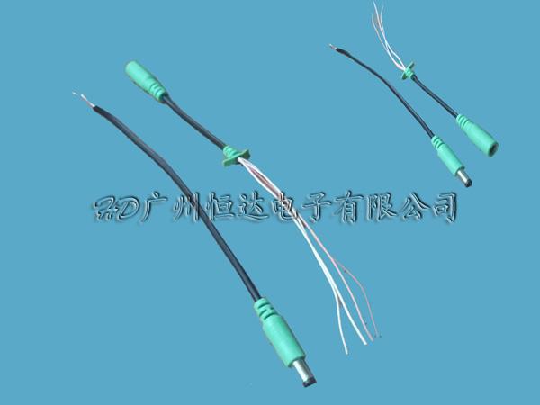工厂生产直销5.5*2.1DC对插线  2正2负DC电源线2对2连接线