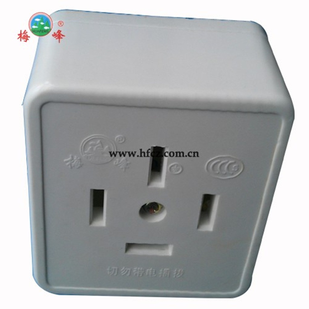 梅峰电箱插座 ZM2008 四孔32A 440V 三相四极插插座