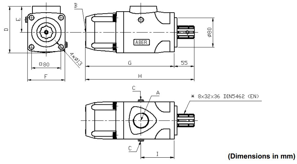 欧洲 ABER 柱塞马达 柱塞泵 齿轮马达 齿轮泵 中国总代理