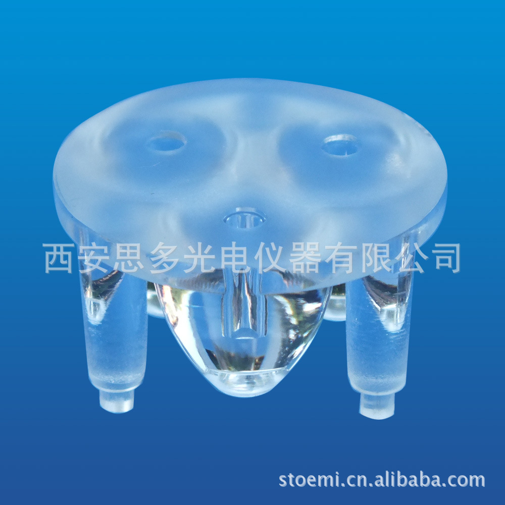 3头磨砂面LED透镜STW-63A