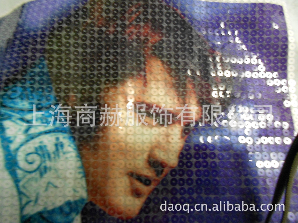 PET PVC镭射片热转移升华亮片升华烫图批发