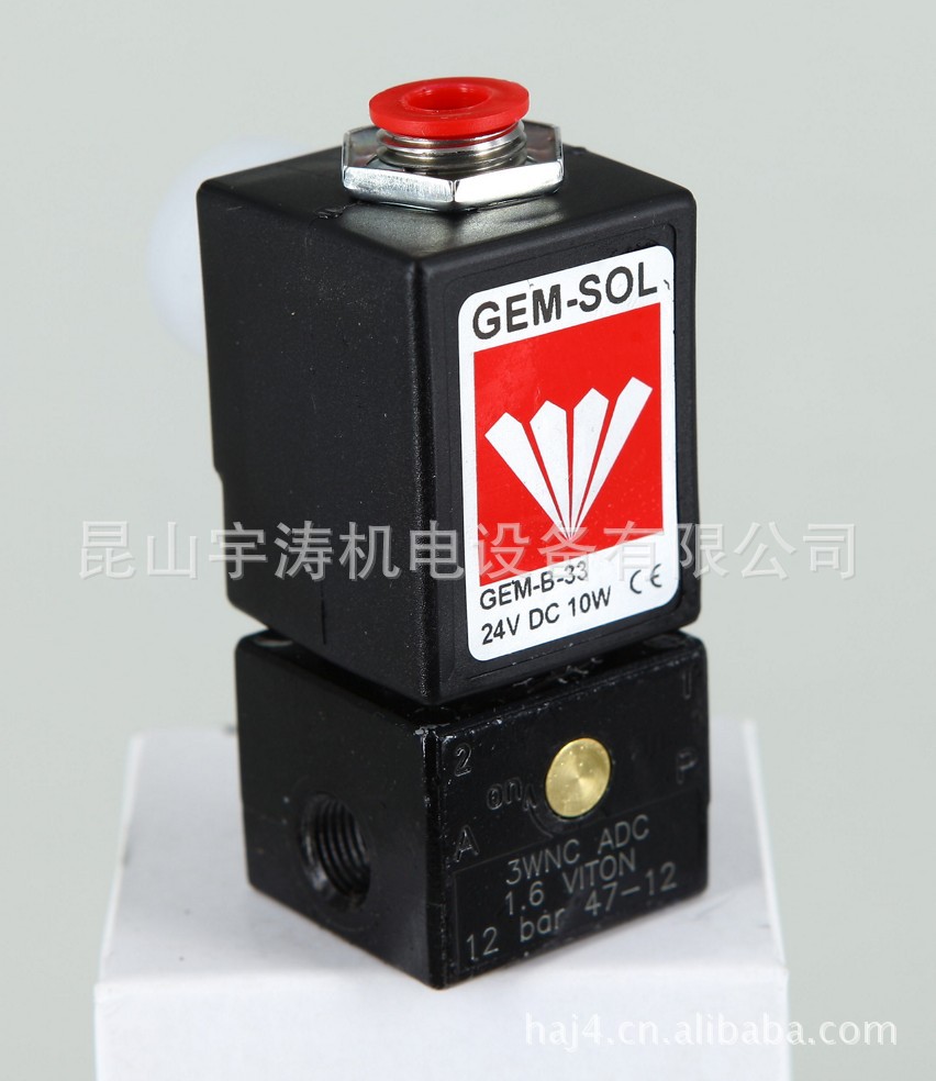 BACCARA电磁阀：GEM-B-33（3WNO DC10W，2.4)