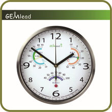 GEMlead/榛利正品  温湿度挂钟 静音挂钟