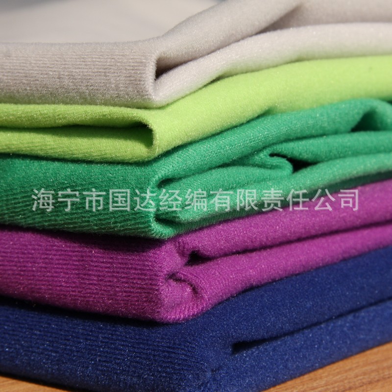 厂家现坯 经编拉毛布 天鹅绒 经编起绒布 起毛布 起毛绒