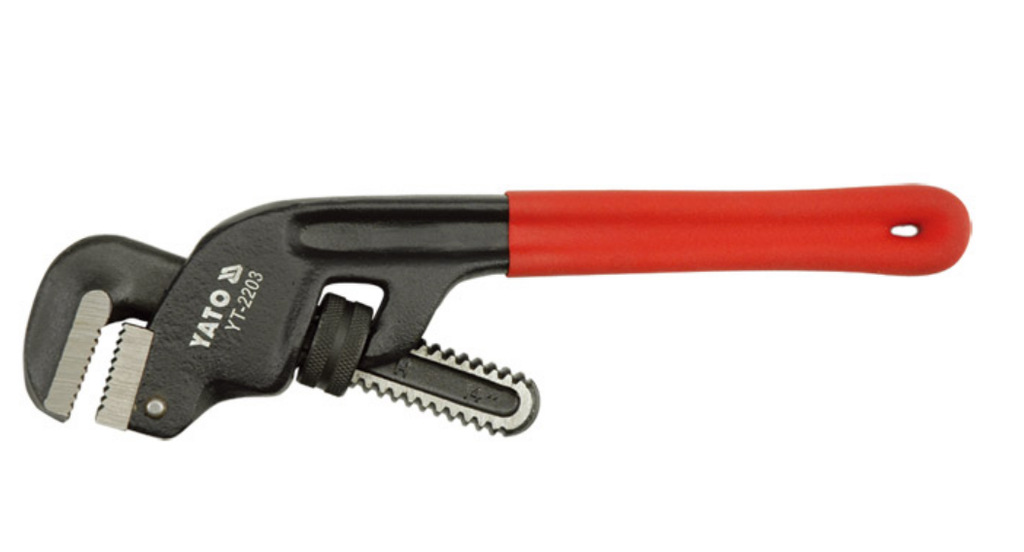 供应yato易尔拓偏置式管钳子YT-2201