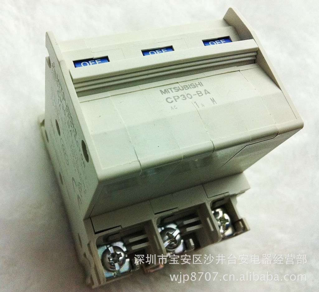 【原装正品】日本三菱MITSUBISHI 断路器 CP30-BA 3P（1-M）1A