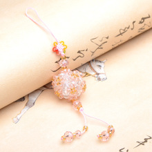 饰品混批小本创业地摊手机挂链手机吊饰手机链4#扁珠球