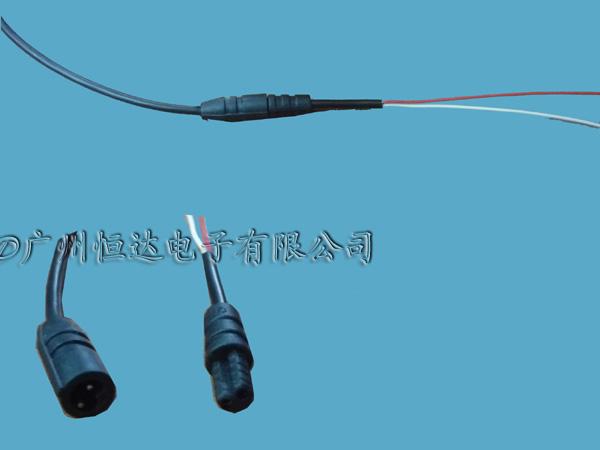 工厂生产直销二芯小防水插头线 水族用品防水线
