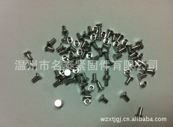 温州名泰大量批发供应各种铆钉 扁平头铆钉 铝铆钉