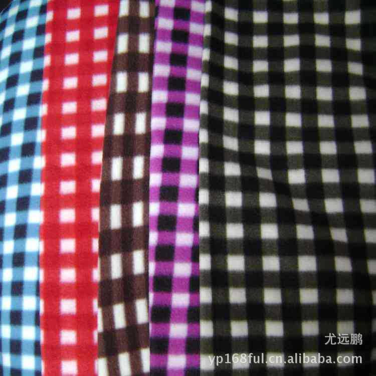 全涤针织印花绒布 现货供应印花单双面绒