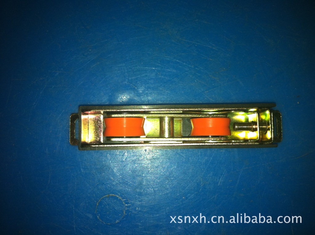 厂家供应铝合金滑轮 铝合金滑轮配件轴承滚轮吊钩双轴承静音