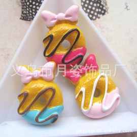 DIY 手机美容 仿真日韩食物 蝴蝶结甜甜圈