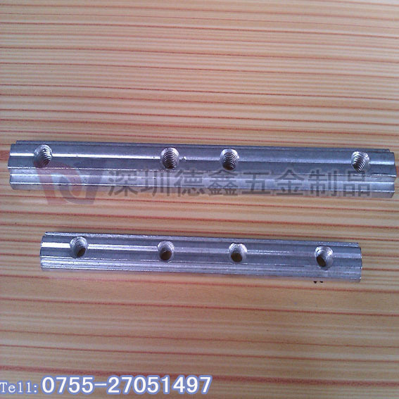 供应工业铝型材配件 / 国标3030槽条连接件 一字连接件不锈钢