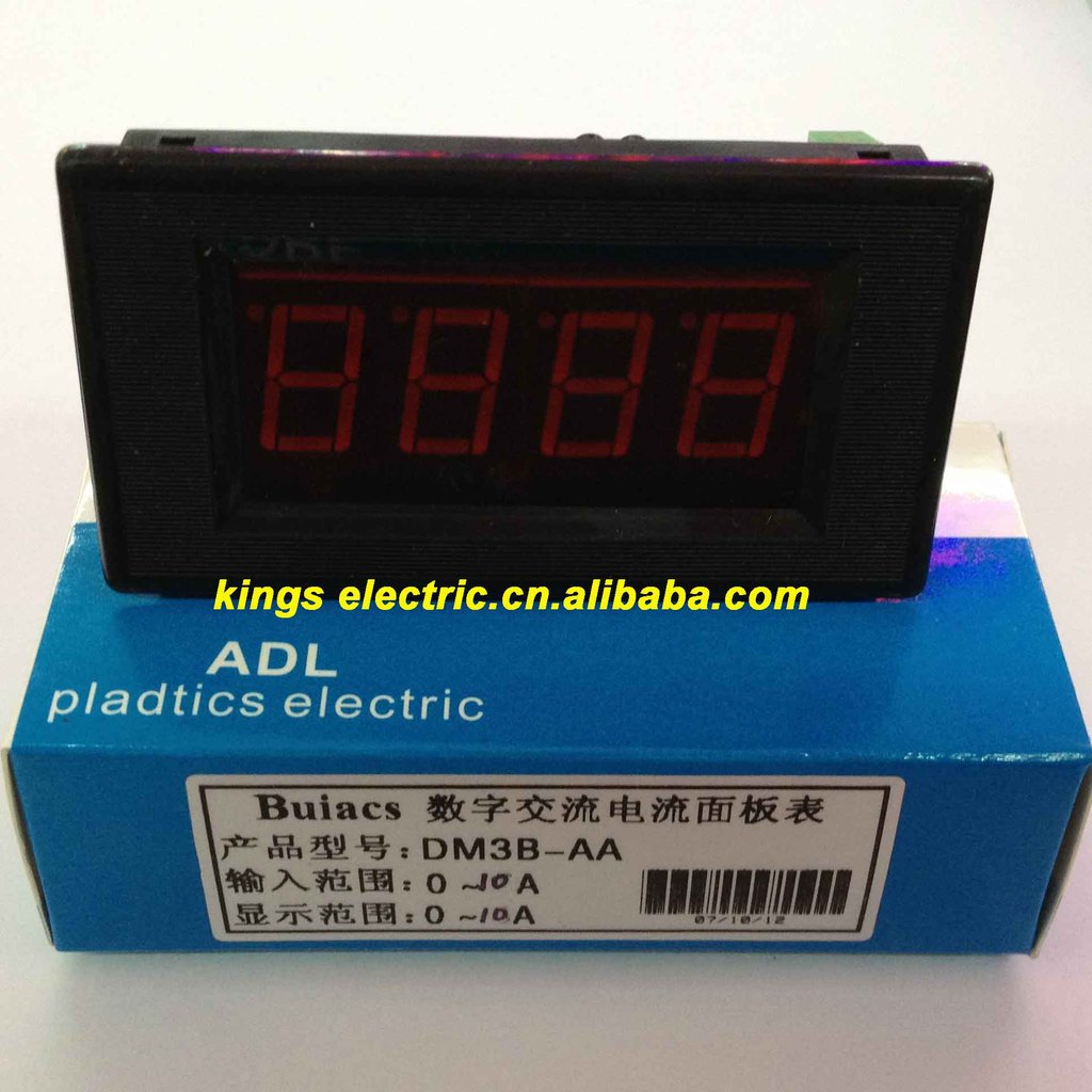 Buiacs DM3B-AA三位半数字电压表（中山市小榄镇安达拉塑电厂）