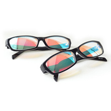 新款 色盲框架眼镜 色弱眼镜 红绿色盲色弱改善 美术设计色觉看图