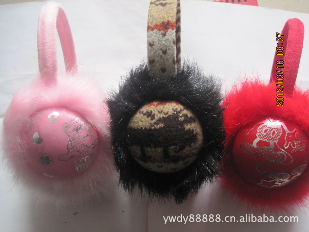 厂家供应各种高档毛绒保暖耳套、优质毛绒保暖耳罩、护耳、耳包