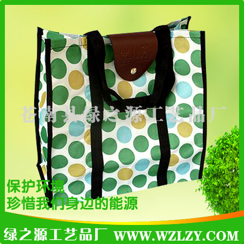 定制牛津布折叠购物袋 创意手提防水印花购物袋加印logo现货定做