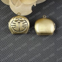 A2626 古青拉丝 4.6克 复古KT猫相盒 韩国饰品 新款 5个/包