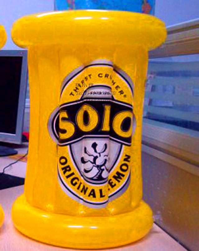 厂家供应PVC充气杯坐 充气啤酒广告冰桶 定制足球冰桶