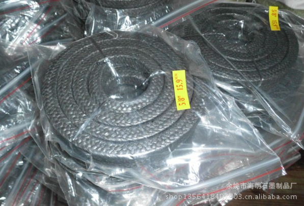 宁波厂家提供来图来样制定无油碳纤维盘根