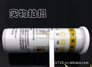 Бумага для проверки остаточного хлора Тест-полоска для остаточного хлора Хлор тестовая бумага 25-500 мг/л