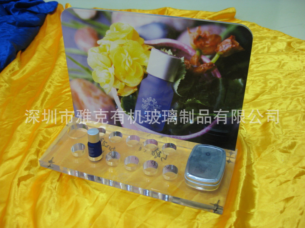 厂家供应进口创意亚克力化妆品展示架唇膏架