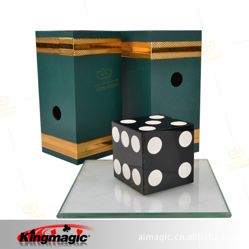 Dice penetration technique Kingmagic stage magic props manufacturer…