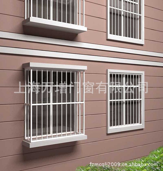 上海萬增防盜窗陽台窗陽光房萬增供應304不鏽鋼防盜窗加工
