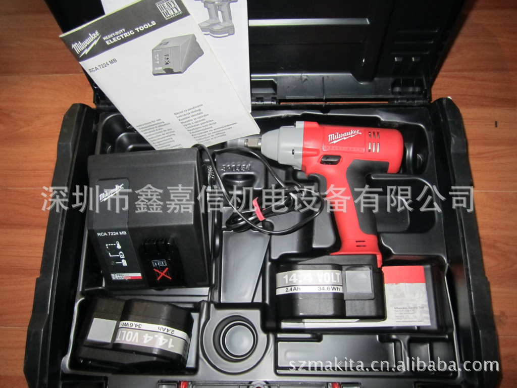 批发零售美国milwaukee米沃奇充电式冲击扳手PIW14.4SD