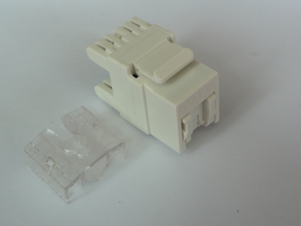 厂家直销RJ45网络模块 180度带防尘门网络模块 D-link款式模块