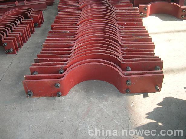 厂家直销 批发优质管夹固定管道双螺栓扁钢管夹.卡箍 抱箍