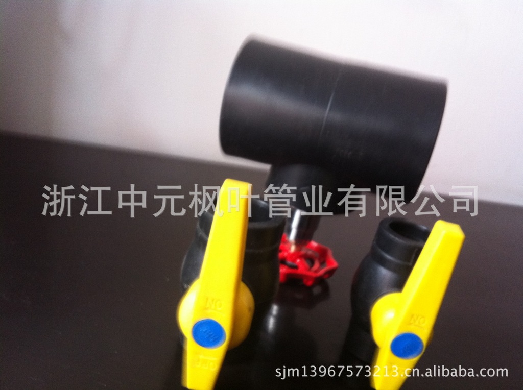 PE钢芯球阀阀门 pe水管管件配件PE钢芯球阀 水管开关塑料阀门