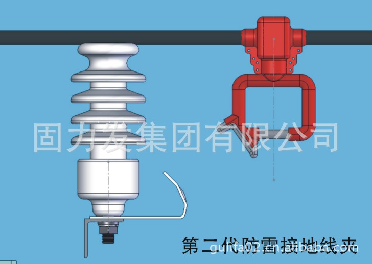 防雷金具FHJDC防雷接地线夹